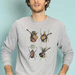 Beetles Sweatshirt // Gray (XS)
