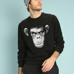Evil Monkey Sweatshirt // Black (XS)