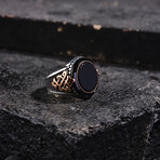 Dominic Silver Onyx Men's Ring (9)