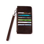 Phone Wallet // Brown (Iphone 13 Pro)