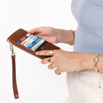 Phone Wallet // Tobacco (Iphone 13 Pro)