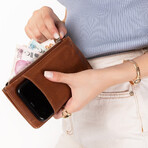 Phone Wallet // Tobacco (Iphone 13 Pro)