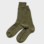 Paper x Superwash Wool Cable Socks // Pack of 5 // Multi (Small)
