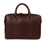 Briefcase // Brown