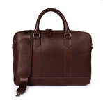 Briefcase // Brown