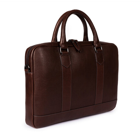 Briefcase // Brown