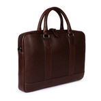 Briefcase // Brown