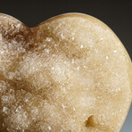 Genuine Polished Agate Druzy Heart // V.4