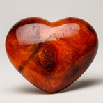 Gem Carnelian Agate Heart from Madagascar // Medium
