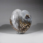 Genuine Polished Agate Geode Heart