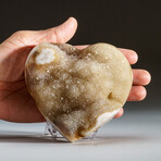 Genuine Polished Agate Druzy Heart // V.4