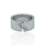 Chaumet // 18K White Gold Diamond Lian Ring // Ring Size: 7.75 // Pre-Owned