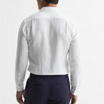 Linen Dress Shirt // White (M)