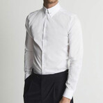 Pinned Collar Dress Shirt // White (L)
