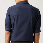 Clasic Dress Shirt // Navy (XL)