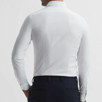Slim Fit Dress Shirt // White (S)