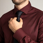 Scully Dress Shirt // Claret Red (M)