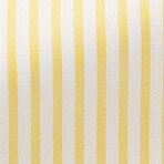 Striped Dress Shirt // Yellow, White (L)