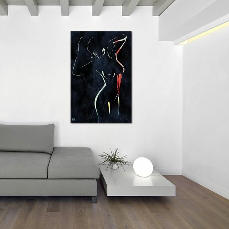 Nude VI by Giuseppe Cristiano (26"H x 18"W x 0.75"D)