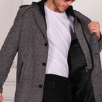 Dublin Overcoat // Patterned Gray (Small)
