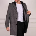 Dublin Overcoat // Patterned Gray (Small)