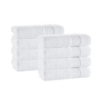Ela Turkish Cotton Wash Towels // Set of 8 (Anthracite)