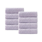 Gracious Turkish Cotton Wash Towels // Set of 8 (Anthracite)