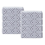 Glamour Turkish Cotton Wash Towels // Set of 8 (Anthracite)