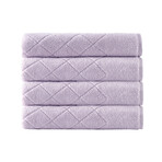 Gracious Turkish Cotton Hand Towels // Set of 4 (Anthracite)