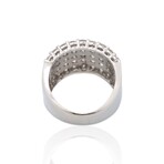 18K White Gold Diamond Ring // Ring Size: 8.25 // New