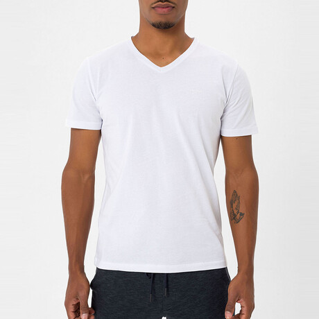 Mx03 V-Neck T-Shirt // White (S)
