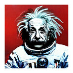 Einstein Astronaut (15"H x 15"W x 1.5"D)