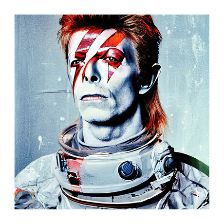 David Bowie Astronaut // Two (15"H x 15"W x 1.5"D)