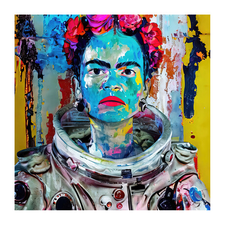 Frida Astronaut // Three (15"H x 15"W x 1.5"D)