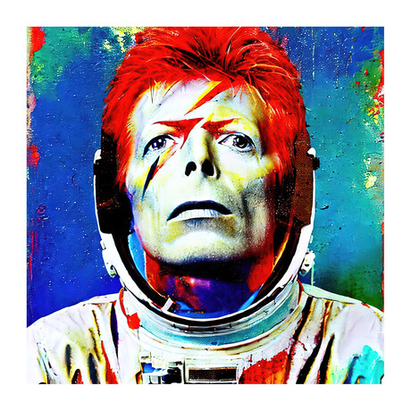David Bowie Astronaut // Three (15"H x 15"W x 1.5"D)