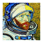 Van Gogh Astronaut // Two (15"H x 15"W x 1.5"D)