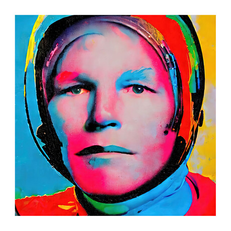 Warhol Astronaut // Two (15"H x 15"W x 1.5"D)