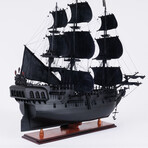 Black Pearl Pirate Ship + Display Case  // Medium
