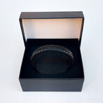Leather Bracelet  // Dark Charcoal (6.7")