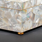 Genuine Large Mother Of Pearl Jewelry Box // 9.5 Lbs