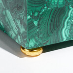 Genuine Large Malachite Jewelry Box // 9.5 Lb