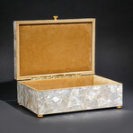 Genuine Large Mother Of Pearl Jewelry Box // 9.5 Lbs