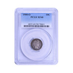 1900-O Barber Dime // PCGS Certified XF40 // Deluxe Collector's Pouch