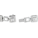 14K White Gold Diamond Bracelet // 7.25" // New