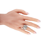 14K Yellow Gold Diamond Ring // Ring Size: 7 // New