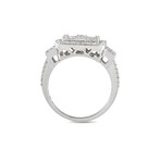 14K White Gold Diamond Ring III // Ring Size: 7 // New