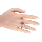 14K White Gold Diamond Ring // Ring Size: 7 // New