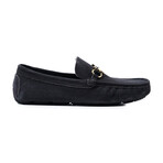 Men's Ephesus Genuine Suede Leather Loafers // Black (Euro: 43)