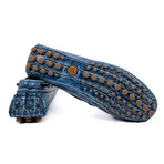 Women's Patara Genuine Leather Loafers // Blue (Euro: 39)