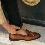 Men's Drama Genuine Leather Shoes // Tan (Euro: 42)